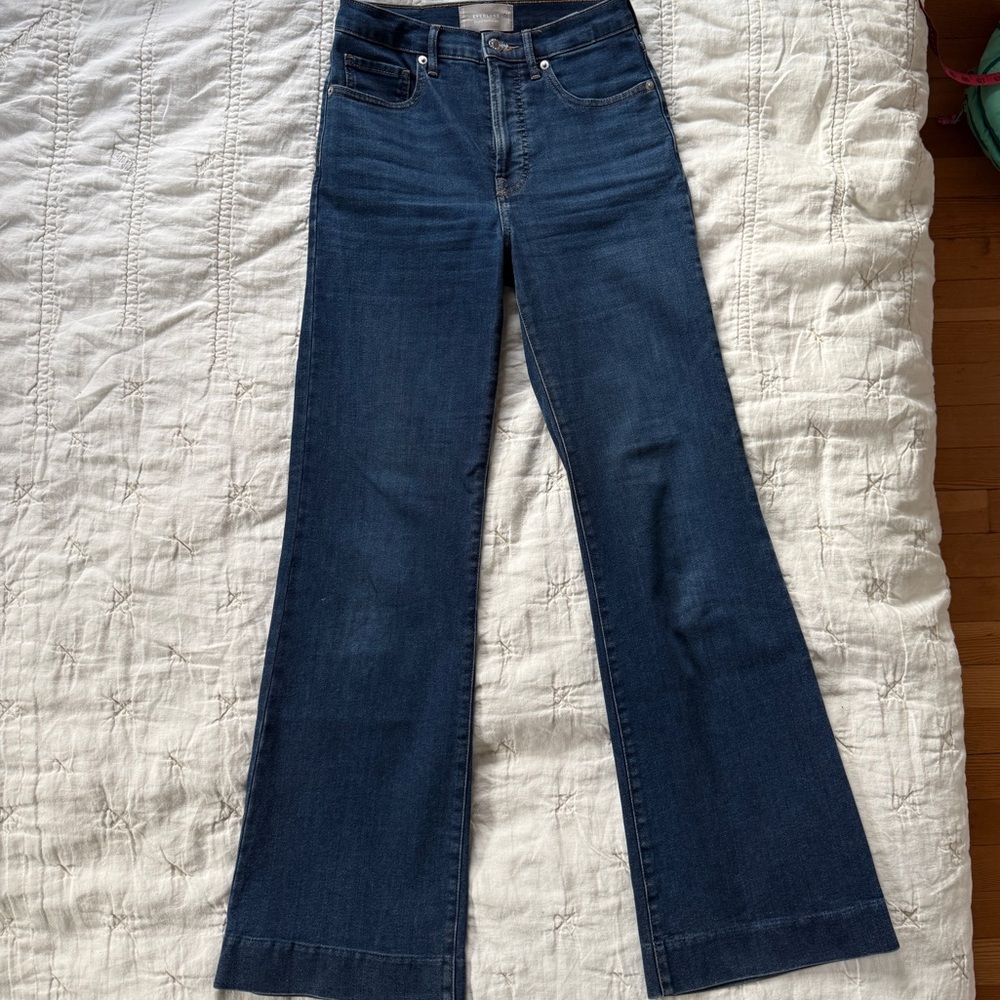 Everlane high rise flare jeans 26